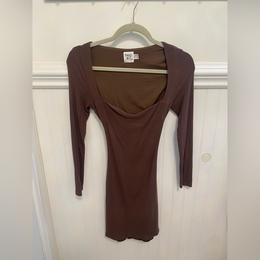 Princess Polly Chocolate Brown Dress